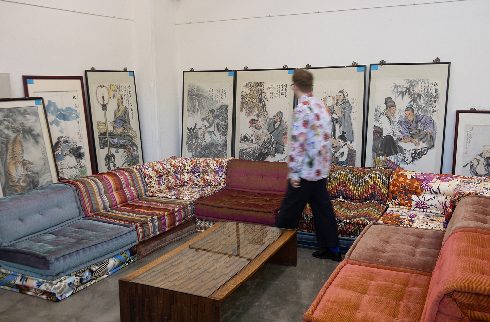 The collection space at the Hotlotz saleroom